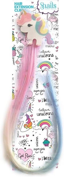 Snails Kids Hair Extension Clip Unicorn