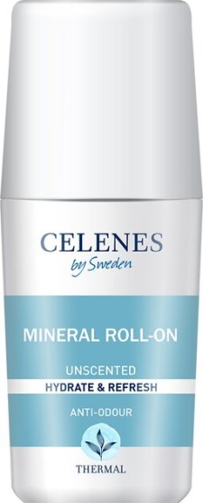 Celenes Mineral Roll On Unscented Anti - Odour 75ml