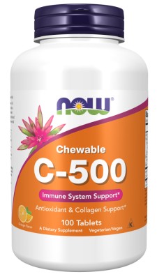 Now Foods - Vitamin C-500 x 100 Chewable Tablets