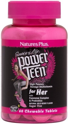 Naturesplus Power Teen For Her 60 Chew Μια Πολυβιταμινούχος Φόρμουλ...