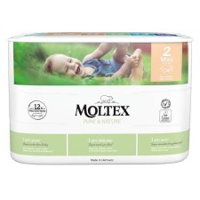 MOLTEX PURE & NATURE ECO DIAPERS 2 MINI 3-6kg 38s