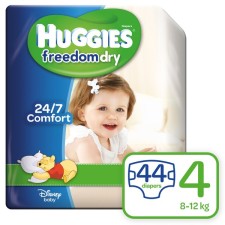 Huggies Freedom Dry 4 8-12kg 44 Diapers Disney