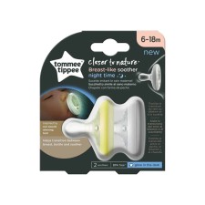 TOMMEE TIPPEE BREAST-LIKE SOOTHER NIGHT TIME 6-18m 2s