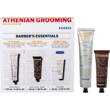Korres Promo Athenian Grooming - After-Shave Barbers Comfort Balm 125ml & Anti-Aging Multi-Defender Recipe 50ml & Barbers Face & Beard Cleanser 20ml