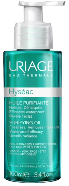 URIAGE HYSEAC PURIFYING OIL, ΚΑΘΑΡΙΣΤΙΚΟ ΤΖΕΛ ΓΙΑ ΜΕΙΚΤΕΣ- ΛΙΠΑΡΕΣ ΕΠΙΔΕΡΜΙΔΕΣ 100ΜΛ