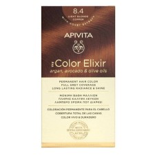 Apivita My Color Elixir Permanent Hair Color Kit Light Blonde Copper No 8.4