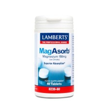Lamberts MagAsorb 150mg (As Citrate) x 60 Tablets
