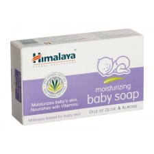 HIMALAYA MOISTURIZING BABY SOAP. CLEANSING BABYS SENSITIVE & DRY SKIN 70G