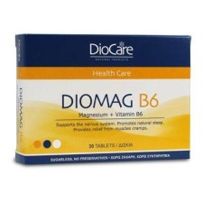 DIOCARE DIOMAG B6, SUPPORTS THE NERVOUS SYSTEM 30TABLETS