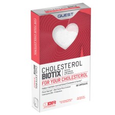 QUEST CHOLESTEROL BIOTIX, ΣΥΜΒΑΛΛΕΙ ΣΤΗ ΔΙΑΤΗΡΗΣΗ ΤΩΝ ΦΥΣΙΟΛΟΓΙΚΩΝ ΕΠΙΠΕΔΩΝ ΧΟΛΗΣΤΕΡΙΝΗΣ ΣΤΟ ΑΙΜΑ 30ΚΑΨΟΥΛΕΣ