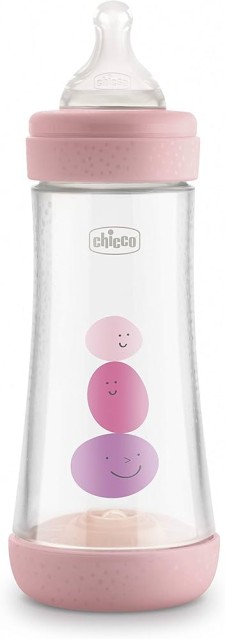 Chicco Bottle P5 Intui Flow 4m+ 300ml Pink