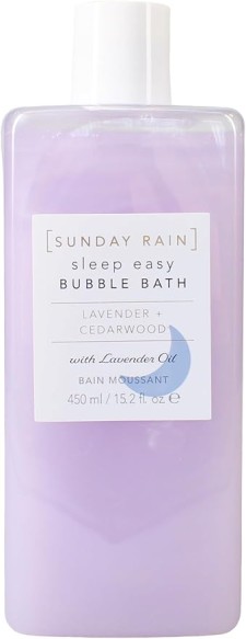 Sunday Rain Lavender & Cedarwood Bubble Bath Sleep Easy x 450ml