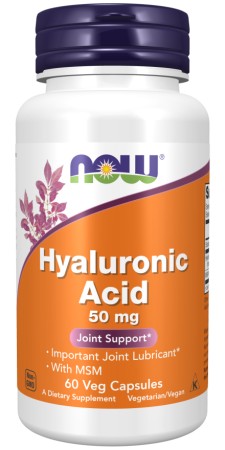 Now Foods - Hyaluronic Acid 50mg x 60 Veg Capsules