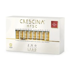 LABO CRESCINA HFSC 100% WOMAN 200, HELPS PROMOTE PHYSIOLOGICAL HAIR GROWTH 40AMPULES