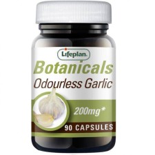 LIFEPLAN BOTANICALS ODOURLESS GARCIL 200MG, FOR THE MAINTENANCE OF HEART HEALTH, CIRCULATION &CHOLESTEROL 90CAPSULES