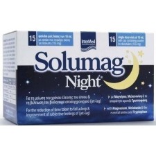 INTERMED SOLUMAG NIGHT 15 AMPOULES, SUPPLEMENT FOR INSOMNIA