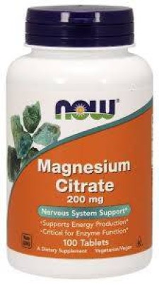 NOW MAGNESIUM CITRATE 200mg 100s