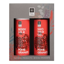 Bodyfarm Pomegranate Body Milk 250ml + Shower Gel 250ml Set