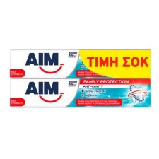 AIM FAMILY PROTECTION ANTICAVITY TOOTHPASTE 75ml 1+1