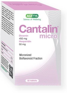 CANTALIN MICRO DIOSMIN 450MG/ HESPERIDIN 50MG. SUPPORTS BLOOD CIRCULATION 96TABLETS