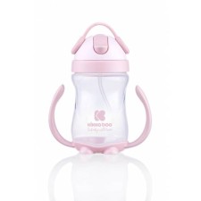 KIKKA BOO SIPPY CUP WITH STRAW PINK