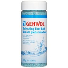 GEHWOL REFRESHING FOOT BATH WITH UREA& ALGAE EXTRACT. COOLS- REFRESHES- SOFTENS CALLUS 330G