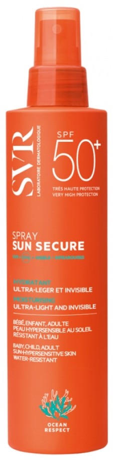 Svr Sun Secure Ultra Light & Invisible Spf50+ Spray 200ml