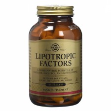 SOLGAR LIPOTROPIC FACTORS, A COMBINATION OF CHOLINE, INOSITOL& METHIONINE. FOR FAT DECOMPOSITION& WEIGHT CONTROL 100TABLETS