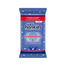 Wet Hankies Clean & Protect Antibacterial 15 Wipes