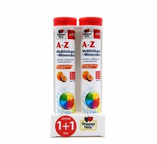 Doppelherz A-Z Multivitamins & Minerals Orange Flavor 15 Effervescent Tablets 1+1 Offer (30 Effervescent Tablets)