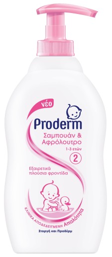 Proderm Shampoo & Shower 1-3y 400ml
