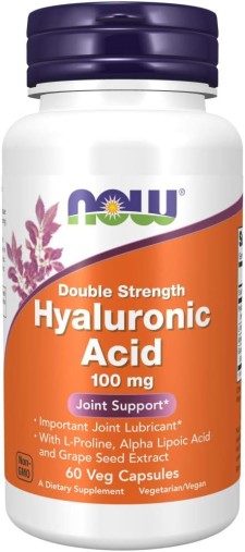 Now Hyaluronic Acid 100mg x 60 Veg Capsules