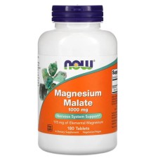 Now Magnesium Malate 1000mg 180s
