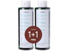 Korres Shampoo Cystine + Mineral 250ml Anti Hair Loss For Man Set 1+1