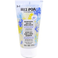 Hei Poa After Sun Hair & Body Shampoo with Tahiti Monoi Oil and Organic Aloe Vera for Face, Body and Hair 150ml