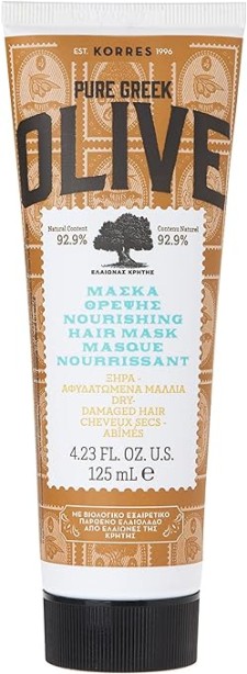 Korres Pure Greek Olive Nourishing Mask For Dry - Damaged Hair 125ml