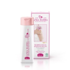 HELAN LINEA MAMMA BATH & SHOWER GEL. DELICATE CLEANSER FOR BODY& HAIR, SPECIAL FOR PREGNANCY& BREASTFEEDING 200ML