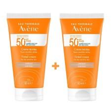 AVENE SUN CREAM TINTED SPF50+ 2x50ML OFFER