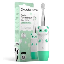 Nordics Expert Sonic Toothbrush For Kids CA2610 Green Panda For 1-8 Years Old