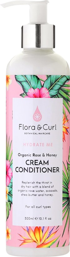Flora & Curl Cream Conditioner Rosewater 300ml