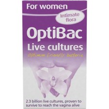 OPTIBAC PROBIOTICS FOR WOMEN 14 CAPSULES, CONTAINS HIGH QUALITY STRAINS FOUND IN THE URINARY AND VAGINAL TRACT