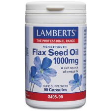 Lamberts Flax Seed Oil 1000mg x 90 Capsules