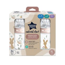 Tommee Tippee Closer To Nature 260ml x 2 Pieces Tommee Tippee Closer To Nature 260ml x 2 Pieces
