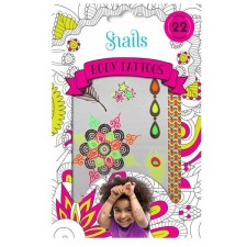 SNAILS JEWELRY TATTOOS NEON PACK OF 2