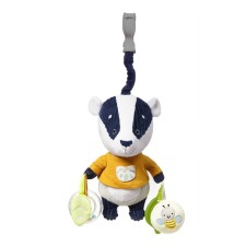 Babyono Hanging Toy with Rattle & Teether Badger Edmund