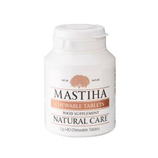 MASTIHA CHEWABLE TABLETS NATURAL CARE 1G 40CHEWABLE TABLETS