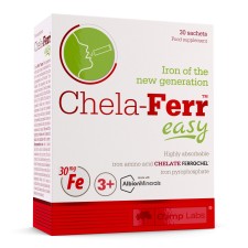 Olimp Labs Chela-Ferr Easy, Highly absorbable iron amiono acid, 30 sachets