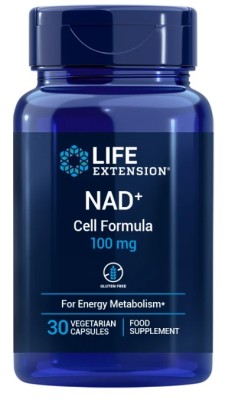 Life Extension Nad + Cell Formula 100mg 30 Vegetable Capsules