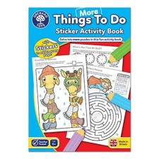 ORCHARD TOYS MORE THINGS TO DO STICKER COLOURING BOOK