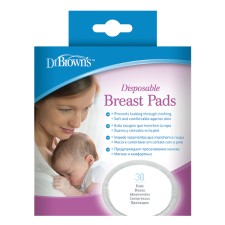 DR. BROWNS DISPOSABLE BREAST PADS 30PIECES